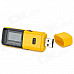 KD-MP3-03-DAIPING-HUANGSE 1" Screen Digital MP3 Player w/ Earphone / TF - Black + Yellow