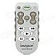 CHUNGHOP L102 Universal Single 11-Key Learning IR Remote Control - Silver + White (2 x AAA)