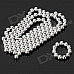 DIY 5mm Buckyballs NdFeB Magnetic Magic Beads - White (125 PCS)