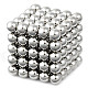 DIY 5mm Buckyballs NdFeB Magnetic Magic Beads - Silver (125 PCS)