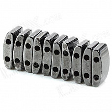 Square Style Dual Hole Magnets (10 PCS)