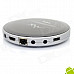 Jesurun U6D Dual-Core Android 4.2.2 Google TV Player w/ 1GB RAM / 8GB ROM - Black + Silver (EU Plug)