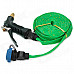 Portable High Pressure Car Washing / Cleaning Gun w/ Hose - Green