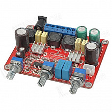 TPA3123 Mini 100W Digital 2.1 Channel Amplifier Board - Red (DC 12~24V)