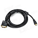 DVI 24+1M to HDMI V1.3 1080p Shielded Connection Cable (3M-Length)