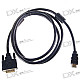 DVI 24+1M to HDMI V1.3 1080p Shielded Connection Cable (1.8M-Length)