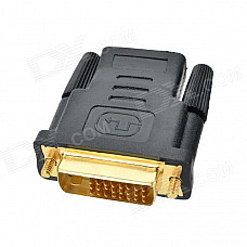 DVI 24+1M to HDMI Female Gold Plated Adapter