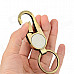 Zinc Alloy Copper Plating Keychain - Bronze