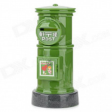 Stylish Mailbox Coin Bank - Green