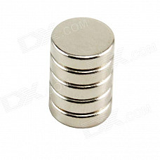 10050056W Round Powerful Magnets - Silver (5 PCS-Pack)