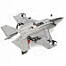 MAKE HASTE F35-9109 4-Channel 2.4GHz RC Radio Control Airplane / Glider - Grey