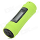 T-11 0.9" OLED Swimming Diving Waterproof MP3 Player w/ FM Radio + Earphone - Light Green (8GB)