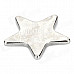 Five-pointed Star Shape N33 Standard NdFeB Clear Magnet - Silver (10 PCS)