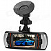 LS650W 2.7" TFT CMOS Wide Angle WDR 1080P Car DVR w/ G-sensor / Night Vision / AV-Out / TF - Black