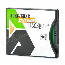 EXTREME SDHC / SD to CF Card Adapter - Black + White