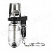 Mini Windproof Butane Jet Torch Lighter - Black + Transparent