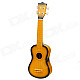 William Mini Handheld 21" 4-String Ukulele - Yellow + Dark Green