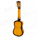 William Mini Handheld 21" 4-String Ukulele - Yellow + Dark Green