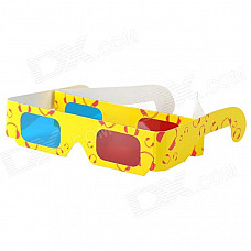 Disposable Anaglyphic Red + Blue 3D Glasses (Assorted 2-Pack)