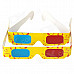 Disposable Anaglyphic Red + Blue 3D Glasses (Assorted 2-Pack)