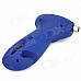 5-in-1 Digital Tire Pressure Gauge + Tread Depth Measurer w/ LED Flashlight - Blue (3 x LR44)