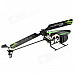 WLtoys V955 4-CH 2.4G Radio Control R/C Helicopter w/ 3.0" LCD 4-Model Remote Controller - Green