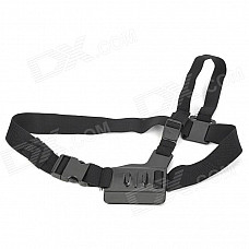 SMJ Stylish Chest Strap Belt Harness for Gopro Hero 4/ 3+ / 3 / 2 /1 / SJ4000 - Black