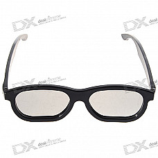 Re-useable Plastic Frame and Lens Polarized 3D Glasses