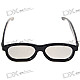 Re-useable Plastic Frame and Lens Polarized 3D Glasses