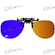 Re-useable Clip-On Resin Lens Anaglyphic Brown + Blue 3D Glasses