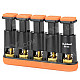 MMS02 5-key Guitar Bass Piano Hand Finger Exerciser Trainer Grip - Orange + Black