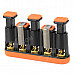 MMS02 5-key Guitar Bass Piano Hand Finger Exerciser Trainer Grip - Orange + Black