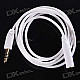 3.5mm Male to Female Extension Cable (White/98.5CM)