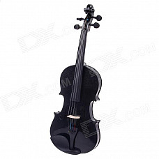 William 4/4 Full Size Beginner Violin Starter Kit - Black (Bow, Rosin, Case)