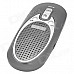 Skyhawkfly BCS20 Bluetooth V4.0 Car Hands-free Phone / Speaker for Iphone + More - Silvery Grey