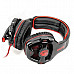 SADES SA-903 USB 2.0 Gaming Headphones w/ Microphone - Black + Red (300cm-Cable)