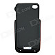 RuiQ HD Projector Back Case w/ HDMI / MHL for Iphone4 / 4S / HTC / Samsung - Black