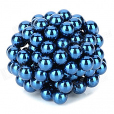 QST-125B N35 NdFeB Magnetic Magic Beads - Water Blue (125 PCS / 5mm)