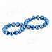 QST-125B N35 NdFeB Magnetic Magic Beads - Water Blue (125 PCS / 5mm)