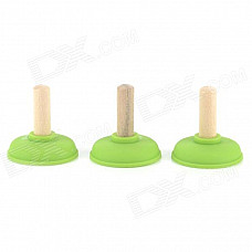 81195 Plunger Shaped Refrigerator Magnets - Green (3 PCS)