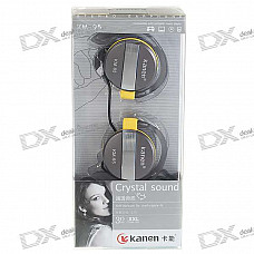 Kanen KM-95 Hook Style Noise Isolation Headset (3.5mm Jack/130cm Cable)