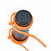 FS-1-BK Waterproof USB Rechargeable Swimming MP3 Player w/ FM - Black (8GB)