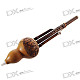 Handcrafted Bottle Gourd Bamboo Flute with Protective Case (Drop B Key)