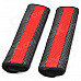 Car Seat Belt Cover - Black + Red (2 PCS)