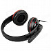 OVLENG X5 Headphones Headset w/ Microphone for Computer - Black + Red (3.5mm Plug / 1.85m)