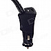 Universal Multifunctional Cellphone Holder w/ USB Car Charger for Samsung Galaxy S4 i9500 - Black