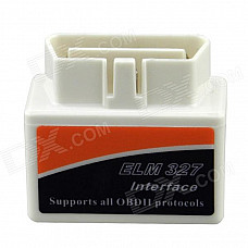 Mini ELM327 V1.5 OBD2 OBDII EOBD Bluetooth Auto Scanner Interface Tool - White