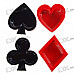 Poker Card Style Ashtraies (4-Ashtray)