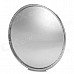 Auxiliary Round Mirror for Car Rearview Mirror - Silver (10 PCS)