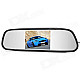 ZnDiy-BRY Universal 5.0" TFT Car Rearview Mirror w/ 2-Channel AV-Out - Black